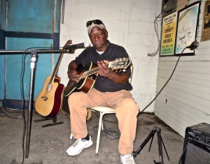 Jimmy DUCK Holmes in his Juke Joint